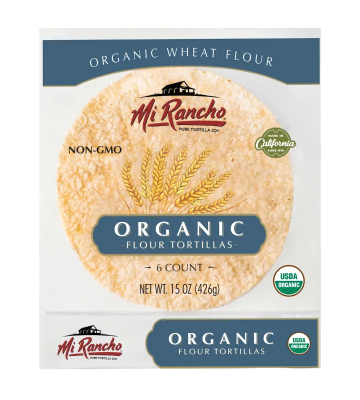Organic Burrito Flour Tortilla
