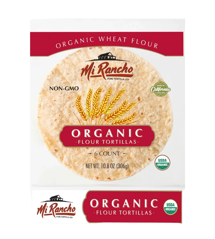 Organic Soft Taco Flour Tortilla