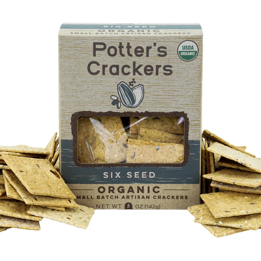 Potter's Crackers - Organic Six Seed Crackers