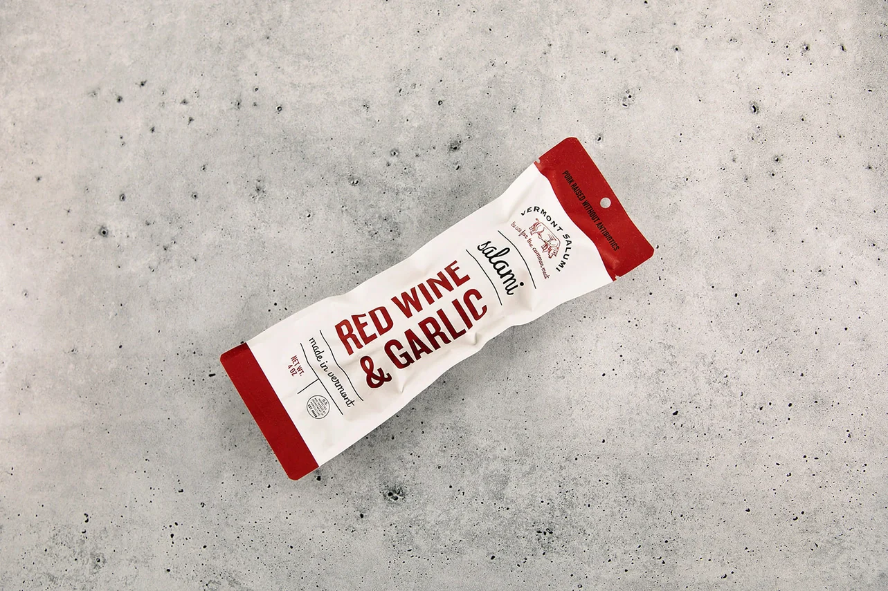 Vermont Salumi - Red Wine & Garlic - Salami Chub